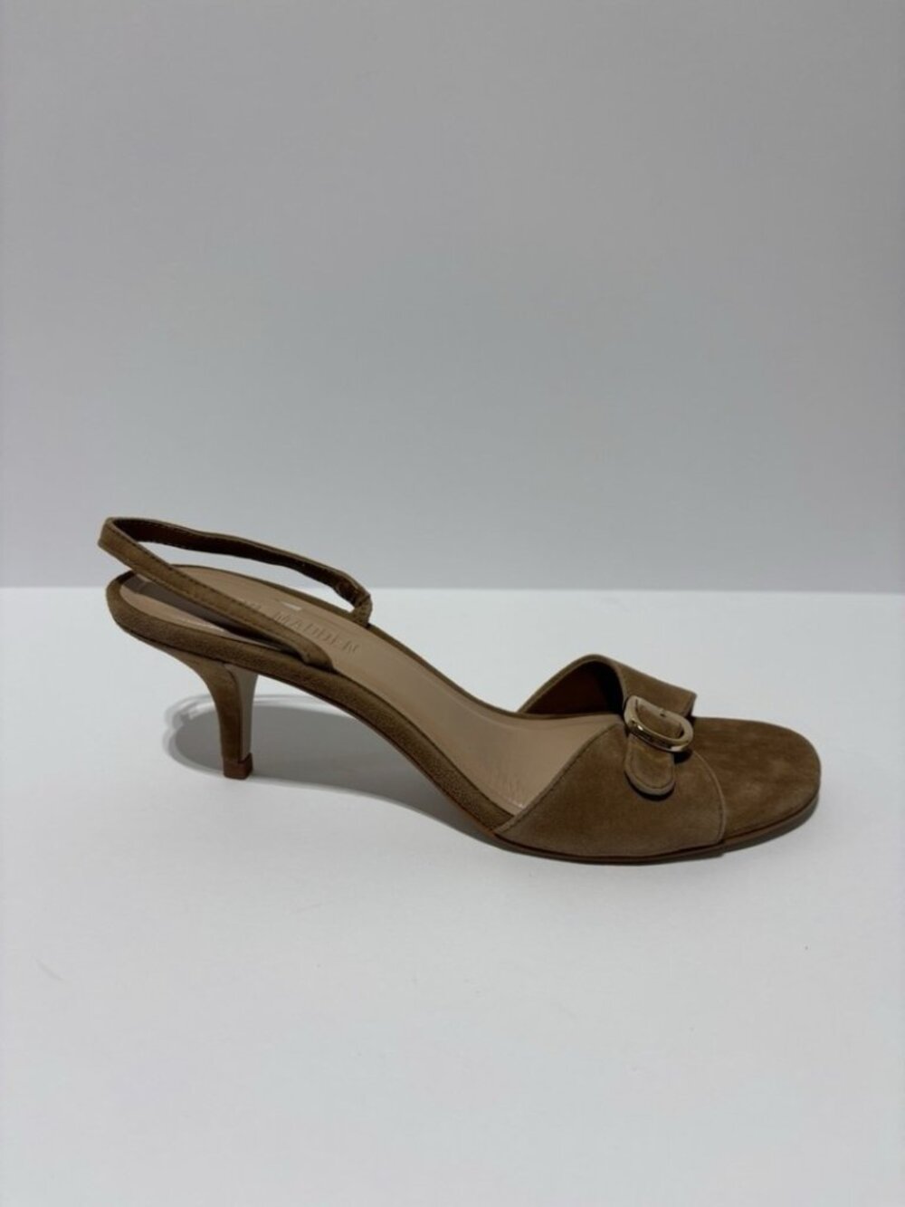 Steve Madden Women’s Henrietta Cognac Suede Slingback Sandals, Size 8 M